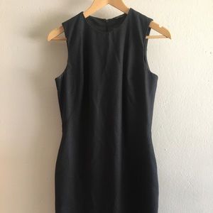 Banana Republic charcoal gray sheath dress